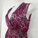 Wayne Cooper Pink Leopard Satin Mini Dress Size 12 by SwapUp-Online Second Hand Store-Online Thrift Store