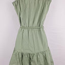 Oxford Sage Green Belted Mini Dress Size 10 by SwapUp-Online Second Hand Store-Online Thrift Store