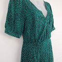 Kookai Forest Green Leopard Wrap Dress Size 8 by SwapUp-Online Second Hand Store-Online Thrift Store