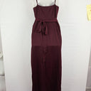 Chancery Maroon Wrap Evening Maxi Dress Size 10 by SwapUp-Online Second Hand Store-Online Thrift Store
