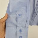 Sportscraft Sky Blue Pinpoint Oxford Shirt Size 14 by SwapUp-Online Second Hand Store-Online Thrift Store