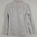 Sportscraft Polka Dot Pin Stripe White Shirt Size 14 by SwapUp-Online Second Hand Store-Online Thrift Store