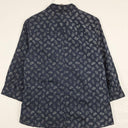 Sportscraft Navy Paisley 3/4 Sleeve Shirt Size 14 by SwapUp-Online Second Hand Store-Online Thrift Store