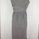Lee Mathews Gingham Shirred Waist Midi Dress Size M by SwapUp-Online Second Hand Store-Online Thrift Store