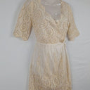 Zimmermann Broderie Cut out Scallop Wrap Midi Dress Size S by SwapUp-Online Second Hand Store-Online Thrift Store