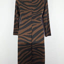 MaxMara Zebra Stretch Form Fitting Midi Dress Size M by SwapUp-Online Second Hand Store-Online Thrift Store