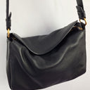 Witchery Soft Pebble Leather Hobo Flap Shoulder Bag Size None by SwapUp-Online Second Hand Store-Online Thrift Store