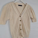 M&S Collection Chalk Crochet Light Cardigan Size XS by SwapUp-Online Second Hand Store-Online Thrift Store