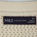 M&S Collection Chalk Crochet Light Cardigan Size XS by SwapUp-Online Second Hand Store-Online Thrift Store