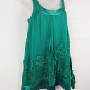 7 Deadly Sins Emerald Embellished Silk Party Mini Dress Size 8 by SwapUp-Online Second Hand Store-Online Thrift Store
