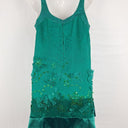 7 Deadly Sins Emerald Embellished Silk Party Mini Dress Size 8 by SwapUp-Online Second Hand Store-Online Thrift Store