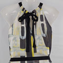 Stella Watercolour Pleated Halter Neck Midi Dress Size 8 by SwapUp-Online Second Hand Store-Online Thrift Store