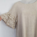 Seed Natural Broderie Frilled Shift Mini Dress Size 10 by SwapUp-Online Second Hand Store-Online Thrift Store