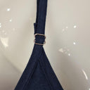 Eb&Ive Navy Folded Linen Casual Midi Dress Size XS by SwapUp-Online Second Hand Store-Online Thrift Store
