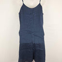 Eb&Ive Navy Folded Linen Casual Midi Dress Size XS by SwapUp-Online Second Hand Store-Online Thrift Store
