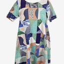 Karlacola Patchwork Jersey Shift Mini Dress Size XS by SwapUp-Online Second Hand Store-Online Thrift Store