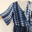 Decjuba Navy Tie Dye Cross Bodice Playsuit Size 10 by SwapUp-Online Second Hand Store-Online Thrift Store