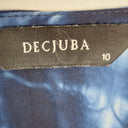 Decjuba Navy Tie Dye Cross Bodice Playsuit Size 10 by SwapUp-Online Second Hand Store-Online Thrift Store