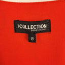 The Collection Spotted Watermelon Chiffon Belted Office Midi Dress Size 18 by SwapUp-Online Second Hand Store-Online Thrift Store