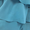S.L. Fashions Aqua Sequin Trimmed Soft Layered Midi Dress Size 16 by SwapUp-Online Second Hand Store-Online Thrift Store
