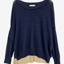 ld+co Contrast Cotton Blend Semi Sheer Jumper Size M by SwapUp-Online Second Hand Store-Online Thrift Store