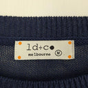 ld+co Contrast Cotton Blend Semi Sheer Jumper Size M by SwapUp-Online Second Hand Store-Online Thrift Store