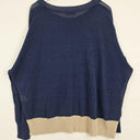 ld+co Contrast Cotton Blend Semi Sheer Jumper Size M by SwapUp-Online Second Hand Store-Online Thrift Store