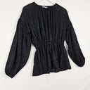 Marimekko Dressy Textured Floral Top Size M by SwapUp-Online Second Hand Store-Online Thrift Store