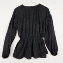 Marimekko Dressy Textured Floral Top Size M by SwapUp-Online Second Hand Store-Online Thrift Store