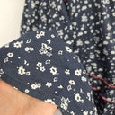 Adrift Pretty Navy Adjustable Waist Ruffled Midi Dress Size M by SwapUp-Online Second Hand Store-Online Thrift Store