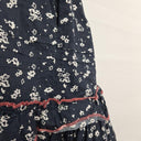 Adrift Pretty Navy Adjustable Waist Ruffled Midi Dress Size M by SwapUp-Online Second Hand Store-Online Thrift Store
