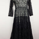 Poetry By Kasey & Renee Voluminous Sheer Lacey Evening Maxi Dress Size M by SwapUp-Online Second Hand Store-Online Thrift Store