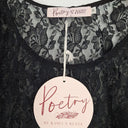 Poetry By Kasey & Renee Voluminous Sheer Lacey Evening Maxi Dress Size M by SwapUp-Online Second Hand Store-Online Thrift Store