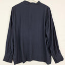 Boden Stylish Tied Neck Navy Blouse Size 20 by SwapUp-Online Second Hand Store-Online Thrift Store