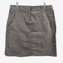 Sportscraft Grey Velvet Penvil Midi Skirt Size 18 by SwapUp-Online Second Hand Store-Online Thrift Store