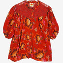 Anthropologie Crimson Lace Detailed Blouse Size XL by SwapUp-Online Second Hand Store-Online Thrift Store
