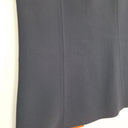 Veronika Maine Navy Thick Orange Lined Skirt Size 14 by SwapUp-Online Second Hand Store-Online Thrift Store