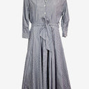 David Jones Stripped Cotton Flattering Fit Dress Size 12 by SwapUp-Online Second Hand Store-Online Thrift Store