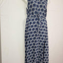 Country Road Geometric Navy Sleeveless Buttoned Dress Size 14 by SwapUp-Online Second Hand Store-Online Thrift Store