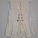 Sass and Bide Eyelet Tie Up Back Linen Blend Top Size 10 by SwapUp-Online Second Hand Store-Online Thrift Store