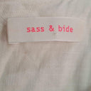 Sass and Bide Eyelet Tie Up Back Linen Blend Top Size 10 by SwapUp-Online Second Hand Store-Online Thrift Store