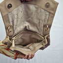 Oroton Relaxed Beige Leather Bag Size None by SwapUp-Online Second Hand Store-Online Thrift Store