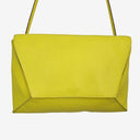 SABA Neon Yellow Leather Envelope Bag Size None by SwapUp-Online Second Hand Store-Online Thrift Store