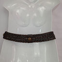 Bohemian Brown and Gold Braided Belt by SwapUp-Online Second Hand Store-Online Thrift Store