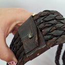 Bohemian Brown and Gold Braided Belt by SwapUp-Online Second Hand Store-Online Thrift Store