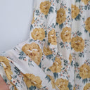 Miann & Co Elasticated Casual Roses Midi Skirt Size S by SwapUp-Online Second Hand Store-Online Thrift Store