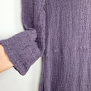 Olga Karolina Lavender Loose Weave Linen Blend Midi Dress Size L by SwapUp-Online Second Hand Store-Online Thrift Store