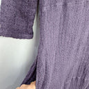 Olga Karolina Lavender Loose Weave Linen Blend Midi Dress Size L by SwapUp-Online Second Hand Store-Online Thrift Store
