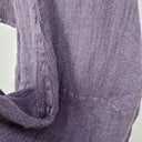 Olga Karolina Lavender Loose Weave Linen Blend Midi Dress Size L by SwapUp-Online Second Hand Store-Online Thrift Store