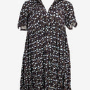 Outland Denim Gathered Floral Shirt Midi Dress Size M by SwapUp-Online Second Hand Store-Online Thrift Store